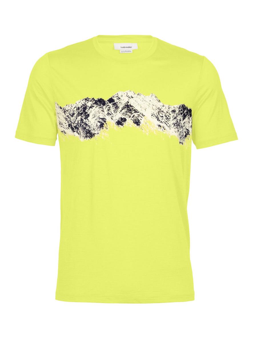 Shine Icebreaker Merino Tech Lite II Short Sleeve Remarkable Range Men's T Shirts | AU 1206YXFU